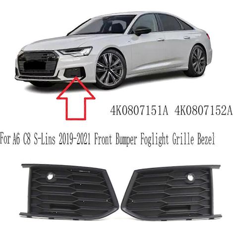 Grille de pare-chocs avant antibrouillard pour Audi A6 C8 S-Lins 2019-2023