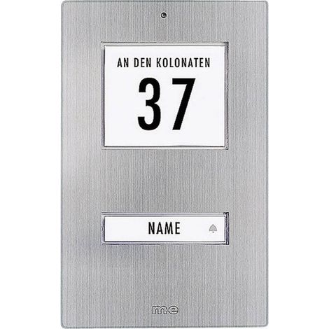 m-e-modern-electronics KT 1-EG botón de timbre inox exterior