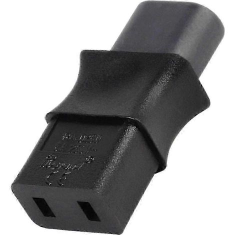 Adaptateur secteur IEC 320 mâle-femelle C8-C9 6 A/250 V (1/2)