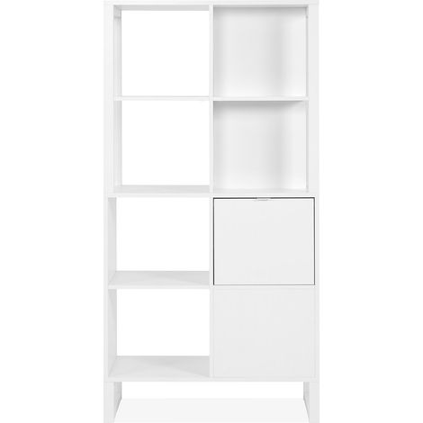 Sumatra20A weißes, beidseitig offenes Sideboard (1/5)
