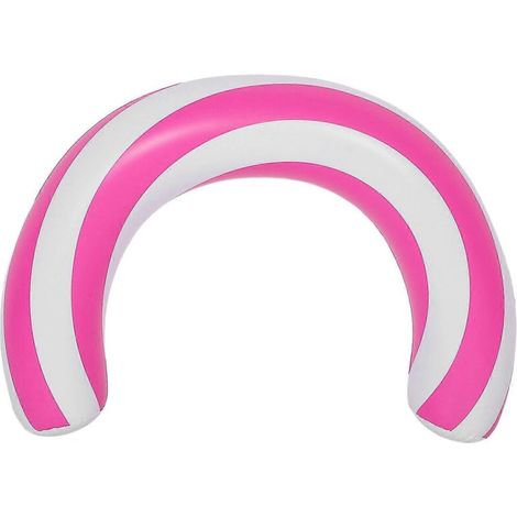Pink curved inflatable float, 75 x 15 x 15 cm, 1 piece (1/5)