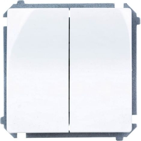 Conector b谩sico tipo candelabro Simon blanco BMW5A.01/11