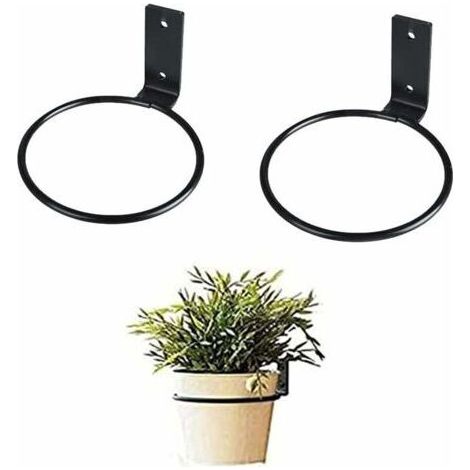 2Pcs Muraux Pour Pot De Fleurs,Supports Pot De Fleurs,Supports Pour Plantes D'Intérieur,Portes Pot De Fleurs Sur Pied