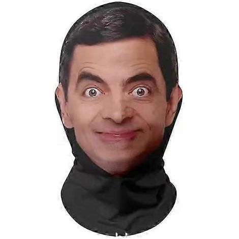 Cagoule noire - Cadeau original inspiré de Rowan Atkinson - Vêtement d'hiver style célébrité (1/2)