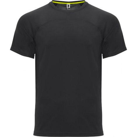 Camiseta deportiva unisex transpirable con espalda rejilla 3D MONACO ROLY S Negro