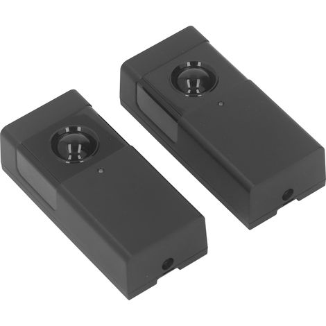 Capteur infrarouge pour ouvre-porte 940 nm, portée 30 m, cellule photoélectrique à faisceau unique, détecteur infrarouge de portail 12-24 V pour la sécurité domestique, noir (1/5)