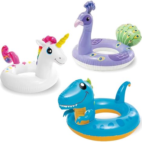 Bouée Animaux Enfant 6-12 Ans,Gonflable Inflateable pour Piscine,Bouée Gonflable de Tube,Anneau de Natation,Radeau Gonflable pour Garçons et Filles Les Fêtes D&39été sur La Plage et La Piscin (1/4)