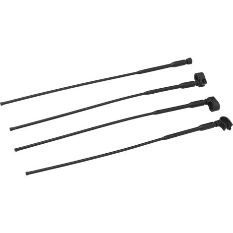 4 accessoires de décoration d'antenne de simulation compatibles avec Axial SCX10 90046 UTB10 Capra RC Crawler Car. (1/5)