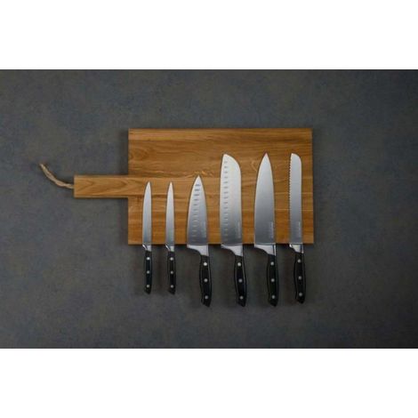 Couteau Santoku - Lame Alvéolée 20 cm - Acier X50CrMoV15 - Manche POM Triple Rivet - 1 Pièce (1/4)
