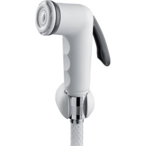 Schläfer 8117 Doccetta per Bidet Universale, Doccino per Bidet Shut off in Abs, Doccino per Wc a Mano Bianco, Doccetta Igienica per Idroscopino (1/5)