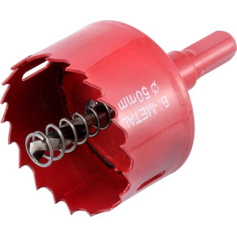 Hole Saw for Wood, Bi-Metal HSS 50mm Hole Saw for Air Pipes, Quick and Smooth Cutting for Plastic, Plywood, Drywall, Plasterboard (1/5)