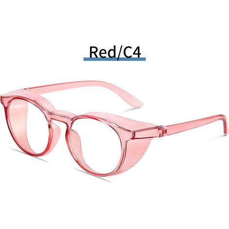 Verres en PC transparent anti-rayures et anti-buée, cadre en poudre transparente – DELKEVIC (1/4)