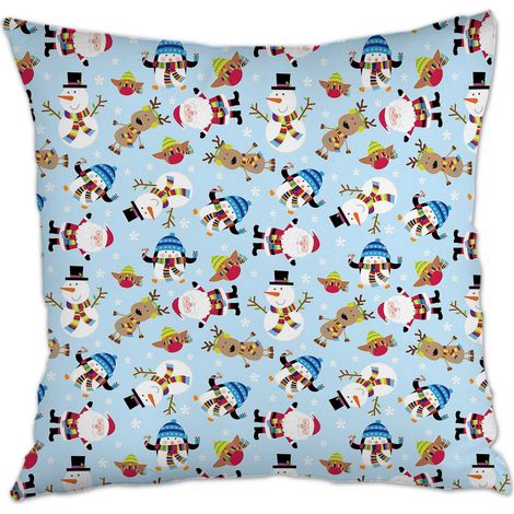 Housses de coussin en polyester résistante  maison douce confortable pour couple mère père famille amis amoureux animaux de compagnie (1/5)