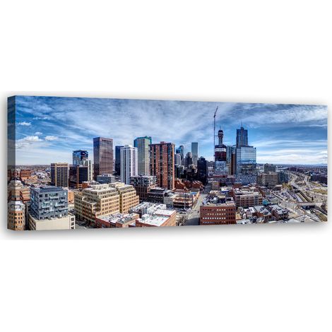 Tableau sur toile Bâtiments à New York 90x30 (1/5)