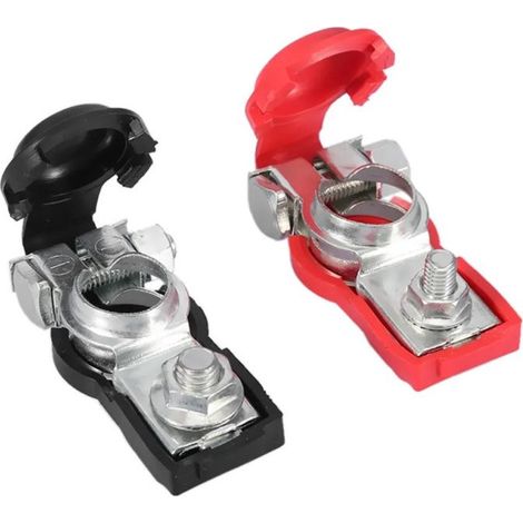Lot de 2 cosses métalliques pour batterie