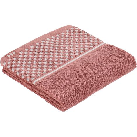 Handtuch 50 x 90 cm, 100 % baumwolle, im vichy-stil – blush - Tendance (1/4)