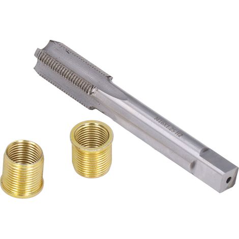 Zündkerzengewinde-Reparatursatz für Benzinmotoren, M14x1,25 Metalleinsätze und M16x1,25 Gewindebohrer (1/5)