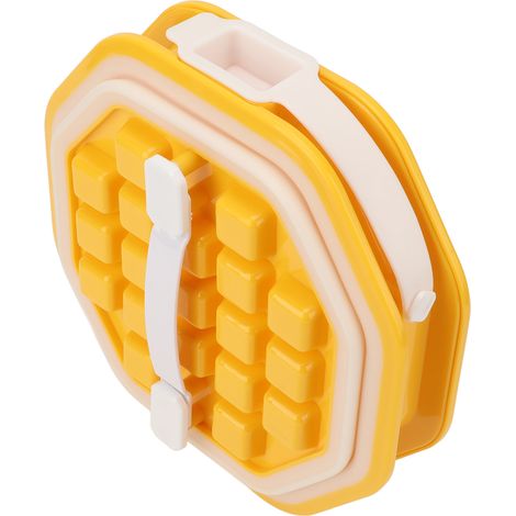Machine à glaçons en forme de losange, en TPE et PP, avec tiroir coulissant, idéale pour la cuisine. (1/5)
