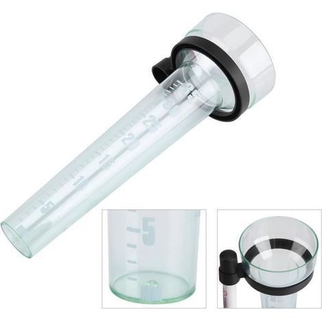 SALALIS Plastic Rain Gauge - Rainwater Collection and Accurate Measurement - Garden, Field, Yard (1/4)