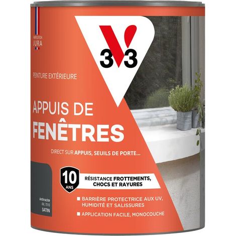 Peinture extérieure pour appuis de fenêtre V33 Anthracite Satin 1L