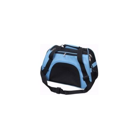Sac de transport pour chat et chien – Bandoulière amovible – Nylon léger et respirant – Taille M 47 x 30 x 23 cm – Charge jusqu'à 8 kg (1/4)