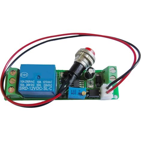 Module relais temporisé double tension 5V/12V pour applications (1/5)