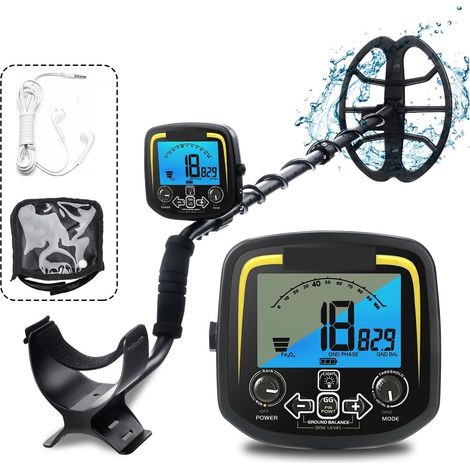 Détecteur de métaux pour adultes Détecteur De Métaux Souterrain Étanche Bobine Détecteur D'or Portable De Metales for La Recherche De Trésor Étanche professionnelle améliorée de plus grande précision (1/5)
