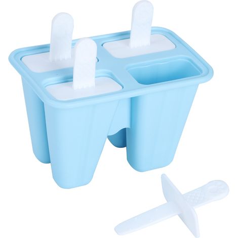 Selbstgemachte, wiederverwendbare Eisformen – Küchenzubehör – Blaue Eisform (1/5)