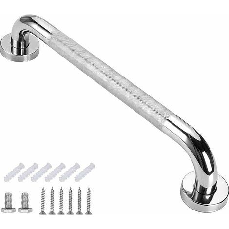 Barra de apoyo para bañera 304, barra de apoyo, elevador de asiento de inodoro para adultos, barra de soporte de bañera de acero inoxidable con agarre antideslizante, baño, barra de ducha con ventosa  (1/5)