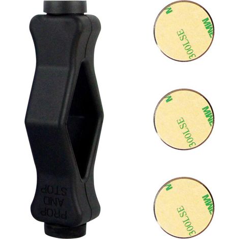 Support Porte Machine à Laver  Accessoire Sécurité pour Famille  Silicone & Magnet  100mm  43g  Noir, Bleu, Gris, Rose  Kit Complet (1/5)