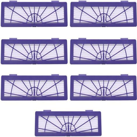 7 pièces de rechange filtres HEPA pour Neato Accessoires série D/série BV/série XV accessoires pour aspirateur (1/4)