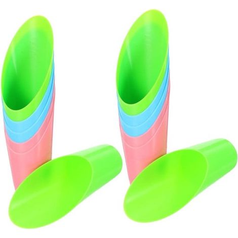 Truelles de jardin en plastique - Truelles miniatures pour terreau - Entretien des plantes d'intérieur - Lot de 12 pièces - 15,7 cm - Couleurs assorties (1/5)