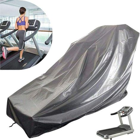Housse imperméable pour tapis de course, idéale pour le rangement en extérieur. Housse de protection pliable et anti-poussière, résistante à la pluie et au soleil. (1/5)