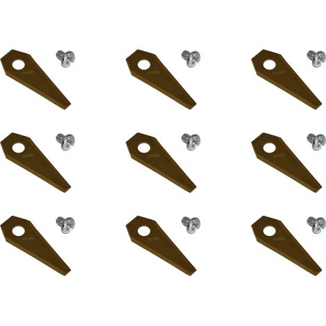 9 X 4,9 CM lame en titane pour robots tondeuse BOSCH Indego 350 400 800 1000 1100 1200 Connect (1/3)