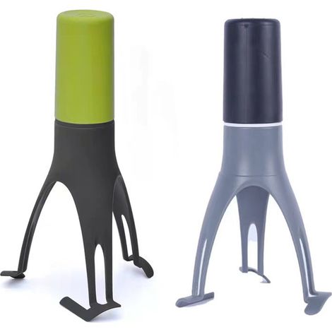 Mixeur triangulaire automatique 2 pièces, fouet électrique, ustensiles de cuisine, noir et vert (1/3)