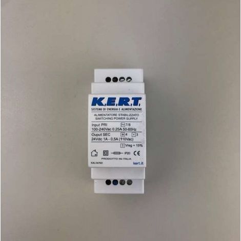 Alimentatore stabilizzato 24/24V DC