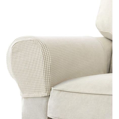 Sofa-Armlehnenbezug – Stretch-Jacquard-Gewebe mit Elastan – rutschfest – für Sofa und Sessel – 2er-Set (1/5)