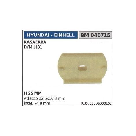 Supporto mozzo portalama rasaerba tagliaerba DYM 1181 HYUNDAI 040715