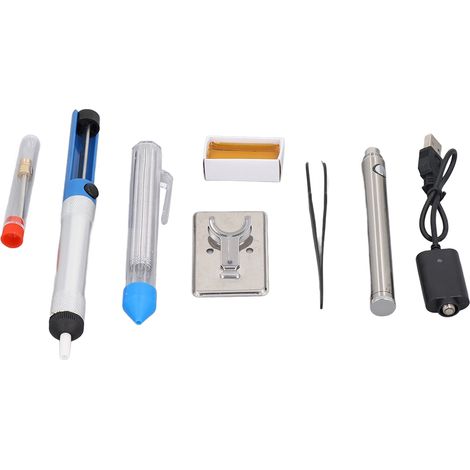 Kit de fer à souder portable, outil de soudage alimenté par batterie rechargeable USB 510 pour intérieur et extérieur (1/5)