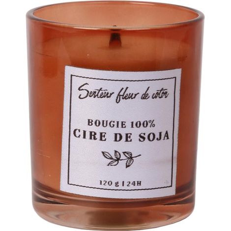 Bougie parfumée 100% cire de soja senteur fleur de coton collection SOYA (1/3)