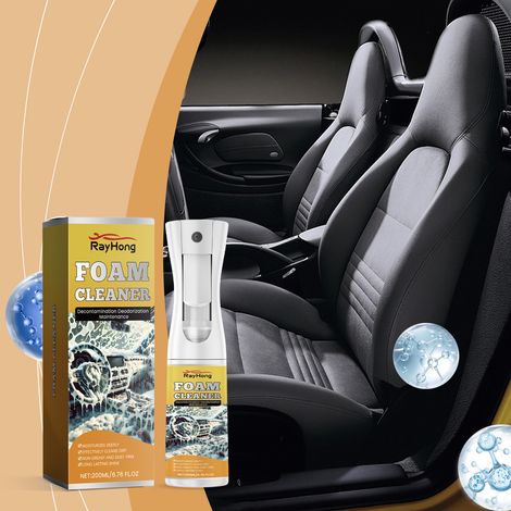 Mehrzweck-Schaumreiniger für Fahrzeuginnenräume, flecken- und wasserabweisend, Reinigungsschaum – 200 ml -- BIEMMEDUE (1/5)