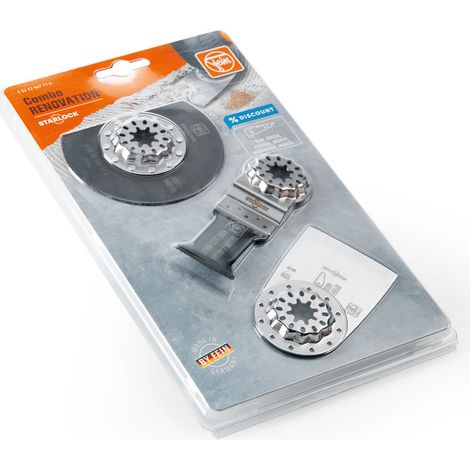 Set de lames oscillantes FEIN Combo Starlock rénovation