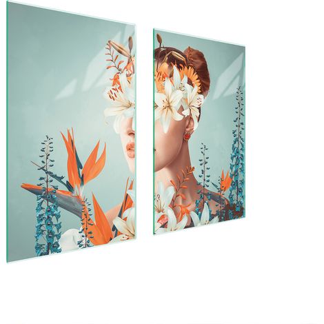GLASSCHUTZPLATTE FÜR HERD 75x52 FRAUEN (1/5)