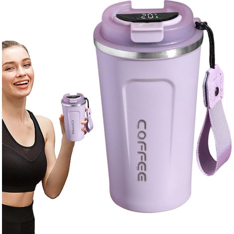 Mug isotherme intelligent à café 510 ml en acier inoxydable