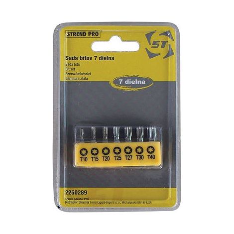 Bit-Satz Strend Pro YF40519 • 7-teilig, S2, T 10-15-20-25-27-30-40