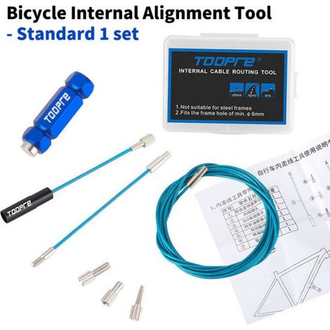 Outil de routage de câble interne de vélo pour vélo de route vtt pour cadre en Fiber de carbone levier de fil hydraulique-Standard B (1/4)