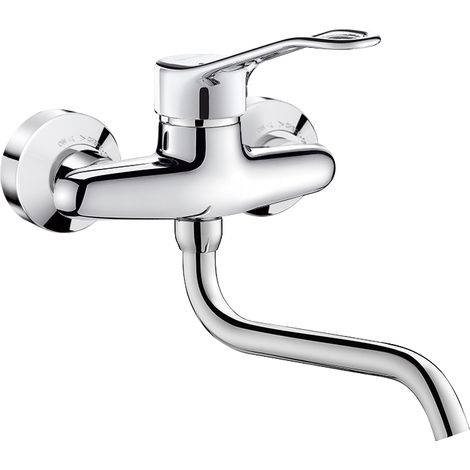 Delabie SPT-EHM Wandmont.,Schwenkausl. L.200mm,Bügelgr.,Anschl. S/C (1/2)