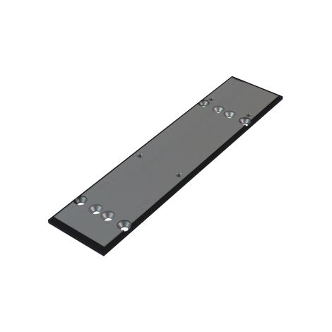 Plaque de montage pour ferme-porte fp-33/fp-41/fp-50 - Finition : Noir RAL9005 - FORLOCK (1/2)