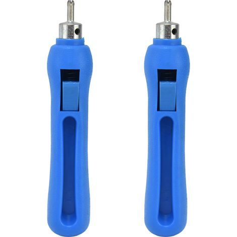 Drip irrigation hole drilling tool, made of plastic and stainless steel, 3-8mm drip hole punches, 2 pieces (1/5)