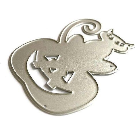 Halloween-Kürbis-Stanzschablone aus Metall zum Selbermachen von Scrapbooking-Alben, Papierkarten und Prägearbeiten